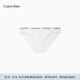 Calvin Klein內衣女士循環(huán)提花腰邊ck舒適棉質(zhì)透氣性感比基尼三角內褲女D1618D 100-月光白 1條 XS