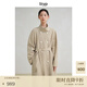 旅途原品ltyp 斜紋苧麻棉文藝風(fēng)衣 經(jīng)典休閑立領(lǐng)外套女秋季新款 卡其色 現貨 M