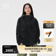 KOLON SPORT/可隆防風(fēng)夾克 男女同款戶(hù)外運動(dòng)防潑水露營(yíng)2合1休閑外套 LUJK5AT642-BK 黑色 S 165/88A