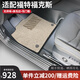 三力必達適用于福特?？怂蛊嚹_墊19-25年款專用防水環(huán)保TPE包門檻全包圍 TPE腳墊+米色豪華雪尼絲 (19-25年)福特?？怂?3廂版