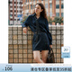 范思藍(lán)恩新復(fù)古回潮牛仔襯衫加半身裙套裝女秋裝2024新款長(zhǎng)袖襯衣短裙套裝 襯衫 M