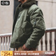 馬登工裝 美式復(fù)古B15飛行員夾克加厚翻毛領(lǐng)外套保暖棉服男秋季 綠色 2XL