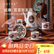 JOYYE茶具整套創(chuàng  )意茶壺杯文創(chuàng  )IP聯(lián)名款高檔實(shí)用節日送親友伴手禮物 【禮盒送禮推薦】配茶碟和咖啡勺