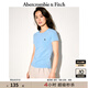ABERCROMBIE & FITCH【經(jīng)典小麋鹿】女裝25夏季美式百搭圓領(lǐng)短袖T恤KI139-5273 藍(lán)色（藏青色小麋鹿） XS (160/84A)