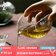 九土日式錘紋玻璃公道杯耐熱玻璃分茶器茶具配件勻杯功夫茶具公杯公海 錘紋玻璃公道杯