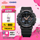 卡西歐（CASIO）G-SHOCK GIRLS GMA-S140運(yùn)動(dòng)女士手表防水手表 GMA-S140-1APR200米防水