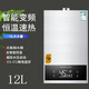 櫻花恒溫煤氣熱水器家用液化氣強排平衡式低水壓?jiǎn)?dòng)天燃氣熱水器 12L 智能恒溫強排式+包安裝 天燃氣（管道氣）