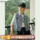Olrain歐芮兒牛仔馬甲外套女春季新款減齡韓版無袖馬夾背心 淺水藍(lán) L