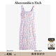 ABERCROMBIE & FITCH【優(yōu)雅小碎花】女裝25夏季新款田園修身赫本風(fēng)連衣裙KI159-5697 多色印花 S 165/92A 標準版
