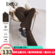百圖betu女裝冬季新款休閑褲高腰燈芯絨坑條喇叭褲褲子女2411T74 咖啡色 M