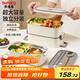 泰福高（TAFUCO）飯盒上班族小學(xué)生316L不銹鋼多層便當盒帶送飯分隔食盒餐盤(pán)T5309