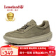 楓葉（leaveland）男鞋2025秋冬新款復古透氣男士休閑鞋軟底百搭戶(hù)外運動(dòng)健步鞋子男 卡其色（皮鞋碼） 41