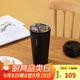 樂(lè )扣樂(lè )扣（LOCK&LOCK）保溫杯遇見(jiàn)元氣保溫保冷咖啡杯彈跳蓋男女顏值水杯550ML黑色