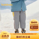 巴拉巴拉童裝兒童羽絨褲男童女童加厚褲子2024冬裝長(cháng)褲束腳褲208424108231
