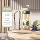 BABLOV吸管杯孕婦水杯大容量ppsu水杯女士杯子帶吸管產(chǎn)婦專(zhuān)用食品級材質(zhì) 青芥綠【一杯雙蓋】480ml