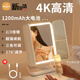 米波迪（Meebordi）【保價(jià)】化妝鏡帶燈LED高清鏡面多倍放大鏡貝殼鏡折疊梳妝鏡子三色無(wú)極補光美容儀燈 生日禮物女士