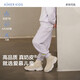 愛(ài)慕兒童（AIMER KIDS）時(shí)尚外穿抗菌兒童運動(dòng)休閑衛衣衛褲男女童中性套頭長(cháng)袖高彈奶皮衣 女睡褲AK142E241 150