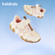 巴拉巴拉童鞋兒童運動(dòng)鞋女童鞋2025新秋冬鞋子厚底老爹鞋撞色208425140204