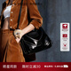 CinvaiKrose包包女包2025新款單肩包斜挎包大容量托特包輕奢小眾高端節日禮物 Black黑色【明星同款秋日新品】
