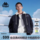 卡帕（Kappa）背靠背棉服2024秋冬男士復古梭織棒球服運動(dòng)夾克外套K0E52MM01D