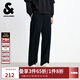 杰克·瓊斯（JACK&JONES） 男裝秋季經(jīng)典百搭休閑純棉舒適松緊抽繩運動(dòng)直筒衛褲22531D030