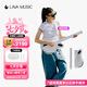 拿火吉他（LAVAGUITAR）無弦吉他智能吉他初學(xué)者入門賽博吉他自動擋彈唱民謠樂器白色精靈