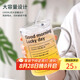 拜杰高硼硅玻璃杯帶吸管杯大容量辦公室泡茶杯子耐高溫水杯1000ml
