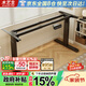 木藝生電動(dòng)升降架子桌腿雙電機(jī)可調(diào)節(jié)升降電腦桌站立支架辦公書桌桌子腿 雙電機(jī)正裝大功率黑適1-1.8米板 加厚鋼架