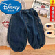 迪士尼（Disney）男童牛仔褲兒童寬松褲子中小童牛仔褲春秋薄款寶寶外穿長褲超軟 藍(lán)色牛仔褲 120
