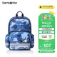 新秀麗（Samsonite）學(xué)生書(shū)包25年上新3-6年級兒童抗菌減負雙肩包男孩高顏值背包TU6
