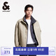 杰克·瓊斯（JACK&JONES） 寬松立領(lǐng)時(shí)尚休閑胸前字母刺繡潮拉鏈摁扣男士夾克外套225121024