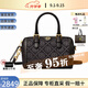 湯麗柏琦（Tory Burch）T MONOGRAM酒桶包 經(jīng)典波士頓手提單肩斜挎TB女包節日送禮 迷你黑色 152131-001