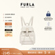 芙拉（FURLA）[11.11搶先購]【明星同款】FLOW小號女士雙肩包休閑背包旅游輕便 棉花糖白