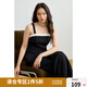 獨(dú)束大碼女裝拼接撞色氣質(zhì)顯瘦套裝2025春季新品吊帶休閑褲兩件套 吊帶 L (尺碼：2)