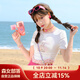 森女部落原創(chuàng  )甜蜜巧合修身短款短袖T恤女甜辣兔子印花上衣夏季 白色（單件） S