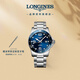 浪琴（LONGINES）彭于晏推薦 瑞士手表 康卡斯?jié)撍盗?機械鋼帶男表L37814966