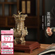 禮司府河南博物院 蓮鶴方壺銅擺件手工桌面擺件博物館文創(chuàng)伴手禮喬遷禮 蓮鶴方壺小擺件-禮盒裝