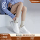 ASH【明星同款】新款I(lǐng)MPULS松糕增高休閑鞋運動(dòng)板鞋真皮厚底小白鞋潮 白色 36