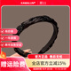 卡瑪倫（KAMALUN）發(fā)箍女高端精致洗臉壓發(fā)頭箍高級感發(fā)卡高端發(fā)飾高級感外出頭飾 黑色麻花【品牌禮盒】