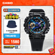 卡西歐（CASIO） G-SHOCK 金屬系列小鋼炮GM-110時(shí)尚運動(dòng)男士手表防水防震 GM-110B-1APR-200M防水
