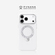 PYNANA翡娜娜 高定圓舞曲 適用iPhone17/17ProMax手機殼蘋(píng)果16/15Pro原創(chuàng  )高級感珠寶磁吸支架皮女 [ 順豐 ] 高定錘晶白-珠寶配飾殼 iPhone 16 Pro Max