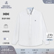 布克兄弟（BrooksBrothers）[易打理]男士早秋經(jīng)典版型牛津紡免燙休閑襯衫 B123-白色 M
