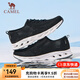 駱駝（CAMEL）洞洞鞋男網(wǎng)面透氣防滑休閑鞋速干透網(wǎng)洞洞懶人鞋女 A112608125，黑色，男 44