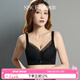 茜施爾（SHCER）25年夏季新款小胸?zé)o鋼圈聚攏內(nèi)衣女防下垂收副乳調(diào)整型文胸A3833W 神秘黑 80B （80B/80C可穿）
