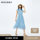 moussy 女裝新品法式度假風碎花茶歇裙連衣裙女010HSH30-2981 111淺藍色 S 00001
