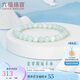 六福珠寶 翡翠小圓珠手串女款轉(zhuǎn)運(yùn)珠手鏈 WLP012