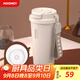 HOOMEY保溫杯陶瓷內(nèi)膽咖啡杯男女生高顏值吸管水杯學生2025新款保冷杯子