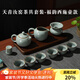 容山堂汝窯汝瓷茶具整套功夫茶具套裝家用陶瓷茶壺茶杯蓋碗高檔禮盒禮品 天青汝窯茶具套裝-西施壺款 1個
