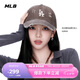 MLB帽子男女情侶虞書(shū)欣明星同款軟頂棒球帽鴨舌帽3ACPVV34N-07BRL-F