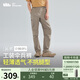 蕉下（beneunder）休閑褲子男高彈戶(hù)外工裝長(cháng)褲速干透氣降落傘褲DR23624沙林棕L